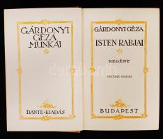 Gárdonyi Géza munkái. 1-40 kötet,
Bp. 1924-1938. Dante. Aranyozott kiadói egészvászon-kötésben. Egys...