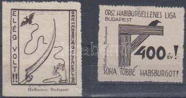 Habsburgellenes Liga 2 db propaganda bélyeg