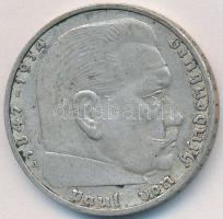 Német 3. Birodalom 1938A 2M Ag "Hindenburg" T:2
German Third Reich 1938A 2 Marks Ag "...