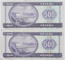 1990. 500Ft (2x) T:I-,II