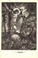 10 db RÉGI használatlan motívumlap Barsy E. szignóval; Karmelita Rendház Szegényalap javára; vallás,...