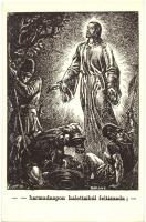 10 db RÉGI használatlan motívumlap Barsy E. szignóval; Karmelita Rendház Szegényalap javára; vallás,...