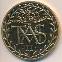 DN "Történelmi aranypénzek - II. Mátyás 1611. Koronázási érem " aranyozott rézötvözet után...