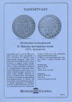 DN "Történelmi aranypénzek - II. Mátyás 1611. Koronázási érem " aranyozott rézötvözet után...