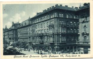Budapest VI. Németh Hotel Britannia Szálló, gyógyszertár, Teréz körút 39.