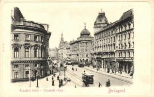 Budapest VII. Erzsébet körút, villamos