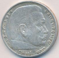 Német 3. Birodalom 1936A 5M Ag "Hindenburg" T:2-
German Third Reich 1936A 5 Mark Ag "...