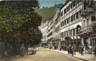 Karlovy Vary, Karlsbad; Alte Wiese, shop of Blauer Hecht (EK)