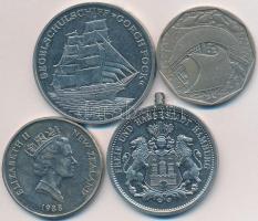 Portugália 1989. 50Esc CuNi "Hajó" + Új-Zéland 1988. 50c CuNi "H.M.S. Endeavour hajó&...