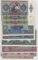 1936. 10P (2x) sorszámkövetők + 1930-1945. 100P (2x) + 1941. 20P + 1945. 1.000.000P (2x) + 10.000.00...