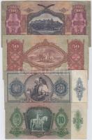 1930. 100P + 1932. 50P + 1936. 10P + 1941. 20P mindegyik hamis "Standschützen Batalion 084 Werm...