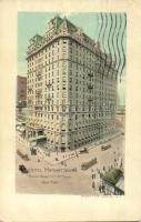 New York City, Hotel Manhattan, trams, automobile (Rb)