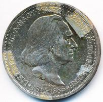 1936. 2P Ag "Liszt Ferenc" T:2,2- patina
Adamo P7.3