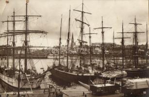 Flensburg, hafen / port, ships (EK)