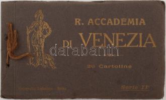 Venice, Venezia; Regia Accademia - postcard booklet with 20 postcards