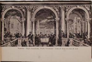 Venice, Venezia; Regia Accademia - postcard booklet with 20 postcards