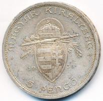 1938. 5P Ag &quot;Szent István&quot; T:2,2- Adamo P8.1