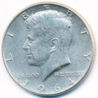 Amerikai Egyesült Államok 1964. 1/2$ Ag "Kennedy" T:2
USA 1964. 1/2 Dollar Ag "Kenned...