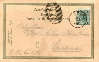 Medveja, Medvea-Schlucht bei Lovrana, Künstlerpostkarte No. 1143. von Ottmar Zieher, litho s: Raoul ...