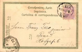 1899 Lovran, Lovrana; Künstlerpostkarte No. 1144. von Ottmar Zieher, litho s: Raoul Frank