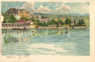 1899 Abbazia; Künstlerpostkarte No. 1140. von Ottmar Zieher, litho s: Raoul Frank
