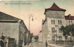Iasi, Jassy, Jászvásár; Casele Halaceanu, Strada Alexandri / houses, street (Rb)