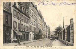 Paris, Rue des Fossés St. Bernard / street, shops (EK)