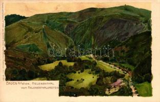 Baden bei Wien, Helenenthal; Künstlerpostkarte No. 2566. von Ottmar Zieher, litho s: Raoul Frank