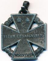 1916. "Károly-Csapatkereszt" cink kitüntetés mellszalag nélkül T:2
Hungary 1916. "Kar...