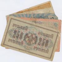 Oroszország 1898-1917. 1R + 3R + 5R + 10R + 250R T:III-,IV
Russia 1898-1917. 1 Ruble + 3 Rubles + 5 ...