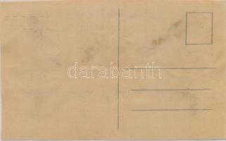 German navy, first run; litho picture glued to handmade backside