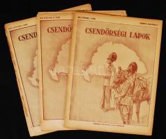 1936-1937 A csendőrségi lapok 3 száma érdekességekkel