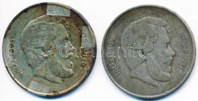 1947. 5Ft Ag "Kossuth" (2x) T:2-,3 egyik foltos, patinás
Adamo F8.1