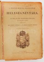 A Magyar Korona Országainak helységnévtára 1882. Szerk.: Kollerffy Mihály, Jekelfalussy József. Bp.,...