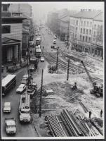 cca 1974-1976 Budapest, a Kálvin téri aluljáró rendszer építése, 8 db várostörténeti szempontból jel...