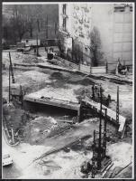 cca 1974-1976 Budapest, a Kálvin téri aluljáró rendszer építése, 8 db várostörténeti szempontból jel...