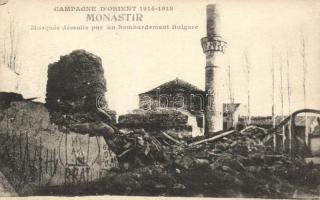 Bitola, Monastir; mosque after the bulgarian bombing