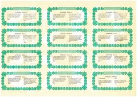 Tatabánya 1991. "Sztráda Skála Kereskedelmi Részvénytársaság" részvénye egyenként 10.000Ft...