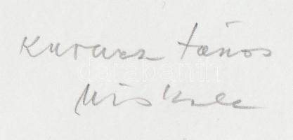 cca 1970 Kurucz János: Kíváncsiság, aláírt vintage fotóművészeti alkotás, magyar fotográfia avantgar...