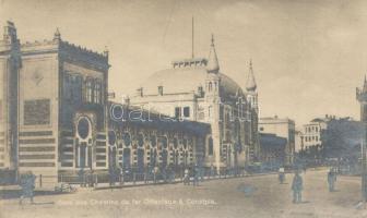 Constantinople, Gare des Chemins de fer Orientaux / railway station (EK)