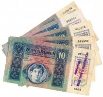 1915. 10K (5x) szerb felülbélyegzésekkel T:III,III-
Adamo K11Be