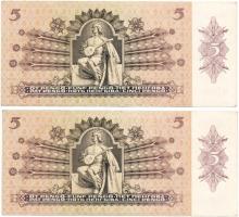 1930. 5P (2x) sorszámkövetők T:II-