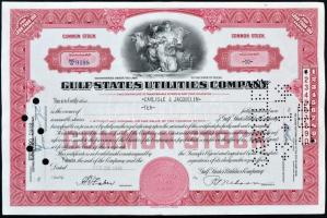 Amerikai Egyesült Államok 1948-1951. "Gulf States Utilitie Company" részvényelismervénye 1...
