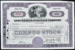 Amerikai Egyesült Államok 1948-1951. "Gulf States Utilitie Company" részvényelismervénye 1...