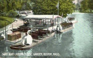 Boston, Public garden, Swan boat (EK)