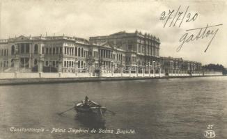 Constantinople, Palais Imperial de Dolma Bagtche / royal palace, boat