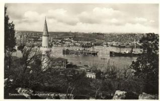 Constantinople, Corne dOr, steamships