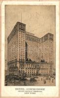 New York City, Grand Central Terminal, Hotel Commodore, automobiles (EB)