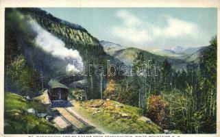 White Mountains, Mount Washington and Adams, train (EK)