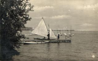 Balaton, vitorláshajó kikötő, kiadja Mérei Ignác